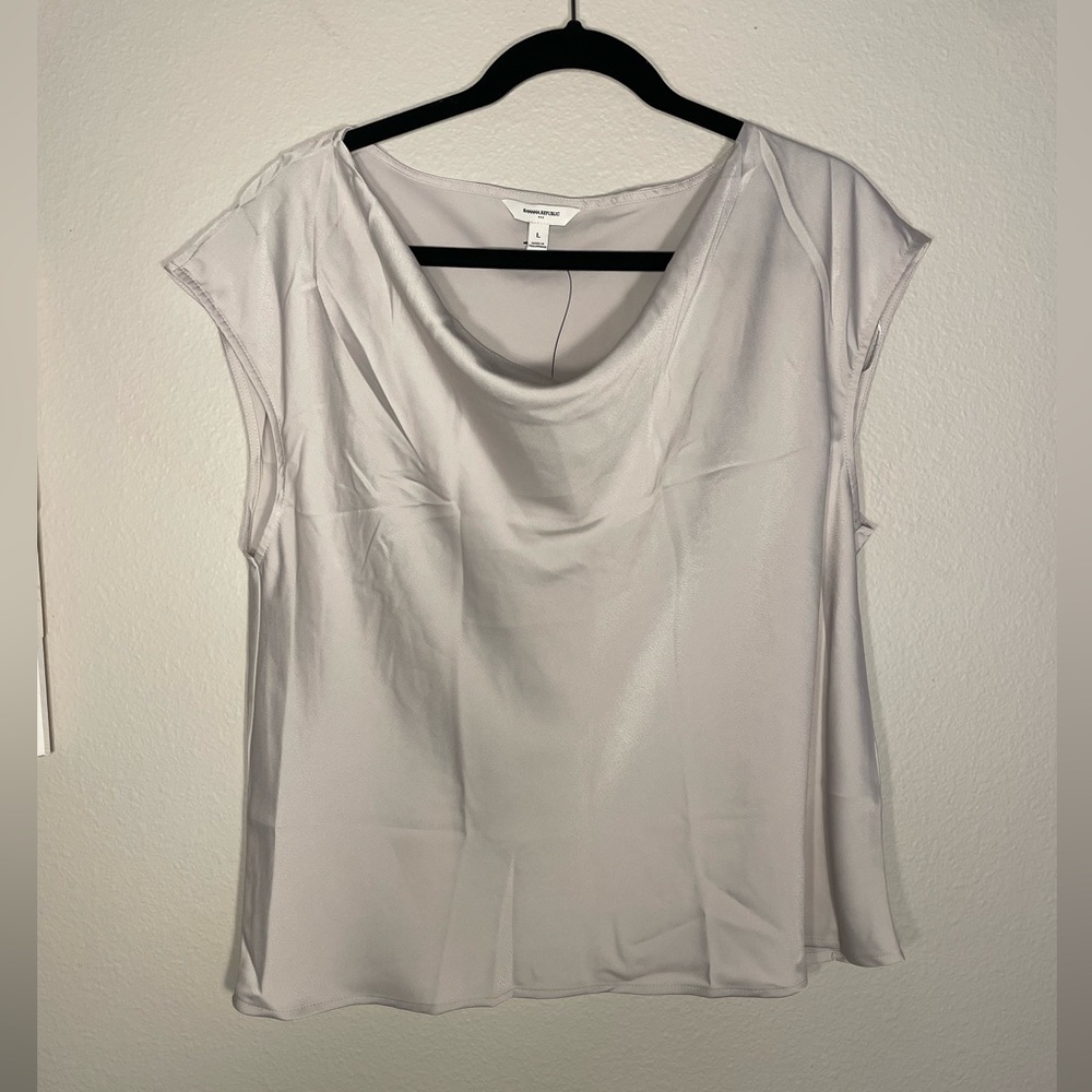Women's Banana Republic Cowl Neck Short Sleeve Top/Blouse, New with Tags
